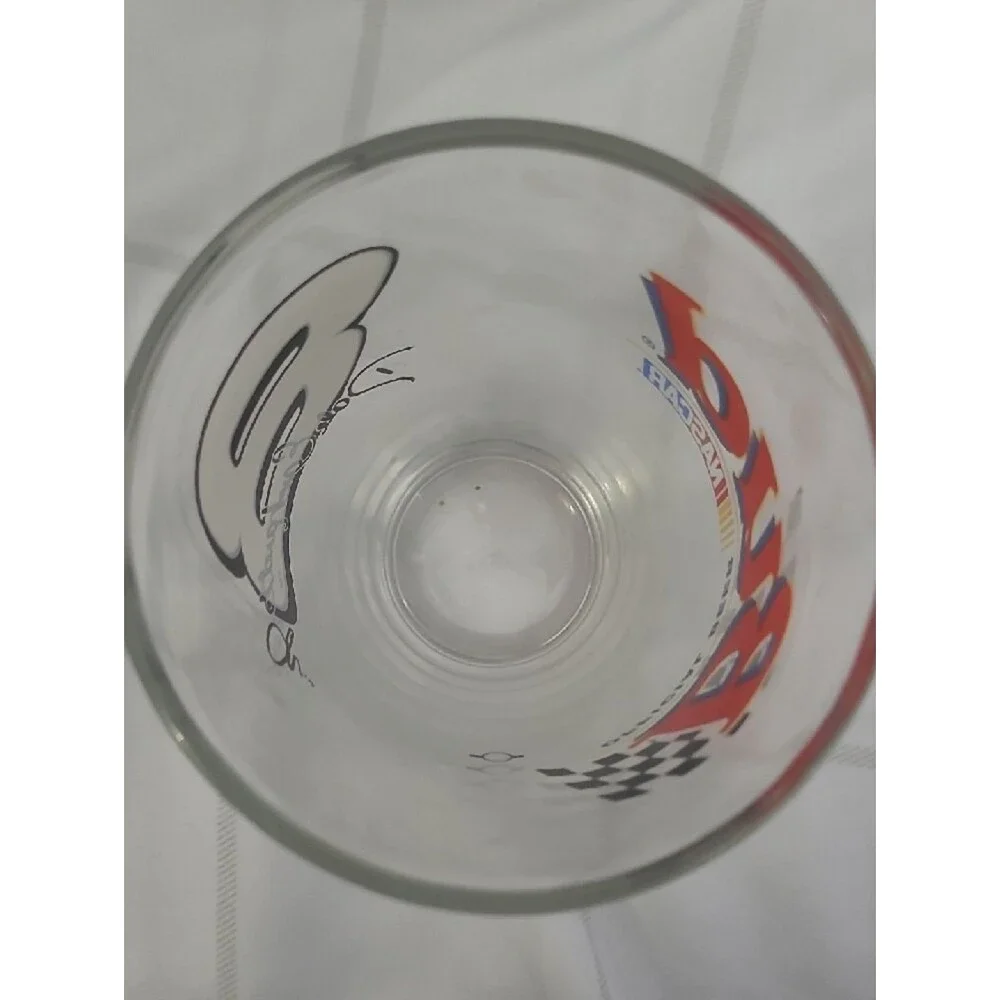 Nascar Pint Glass Dale Earnhardt Jr. #8 Black and White Racing Pint Glass